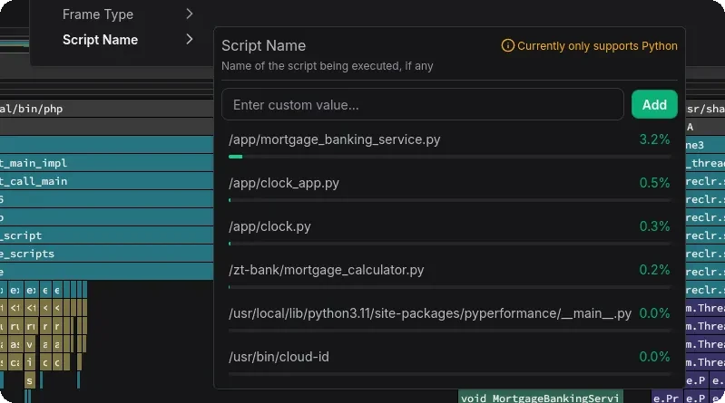 Script Name Filter